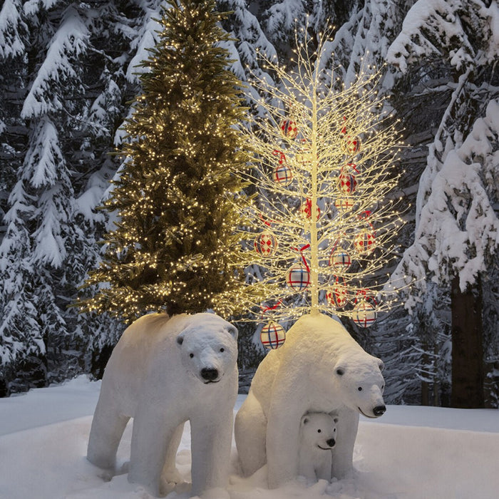 Base arvore Urso Polar com filho