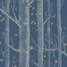 Woods & Stars - Whimsical azul meia-noite 