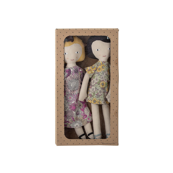 Bonecas Molly and Vida Doll na caixa